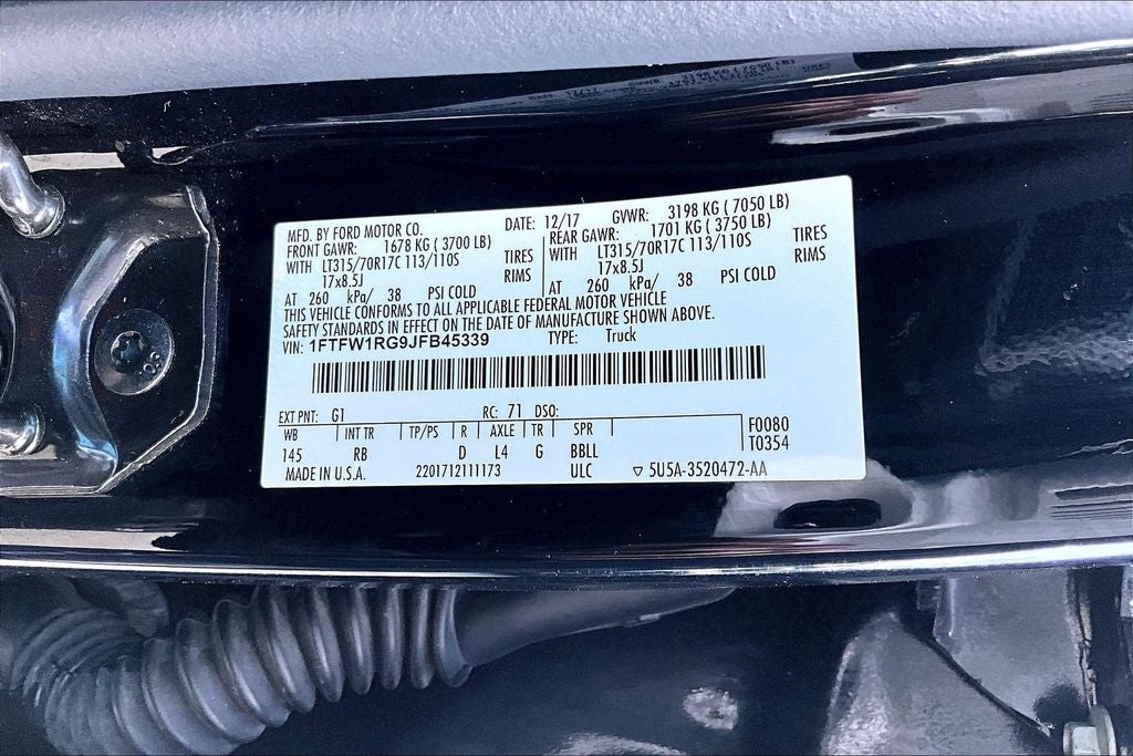 2018 Ford F-150 Raptor