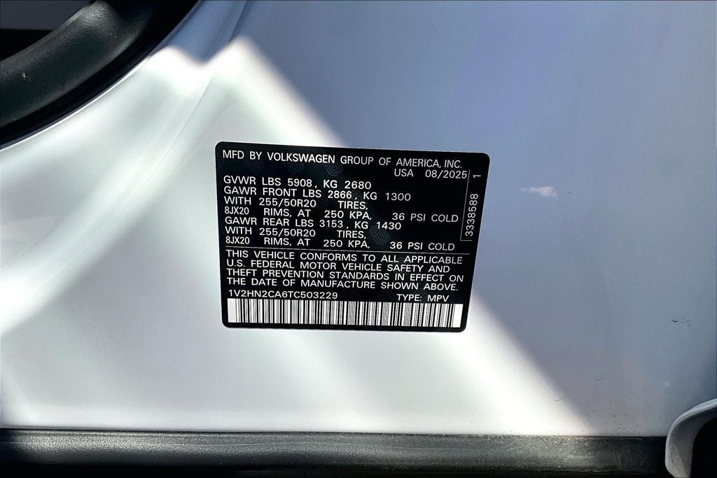 2026 Volkswagen Atlas 2.0T SE w/Technology