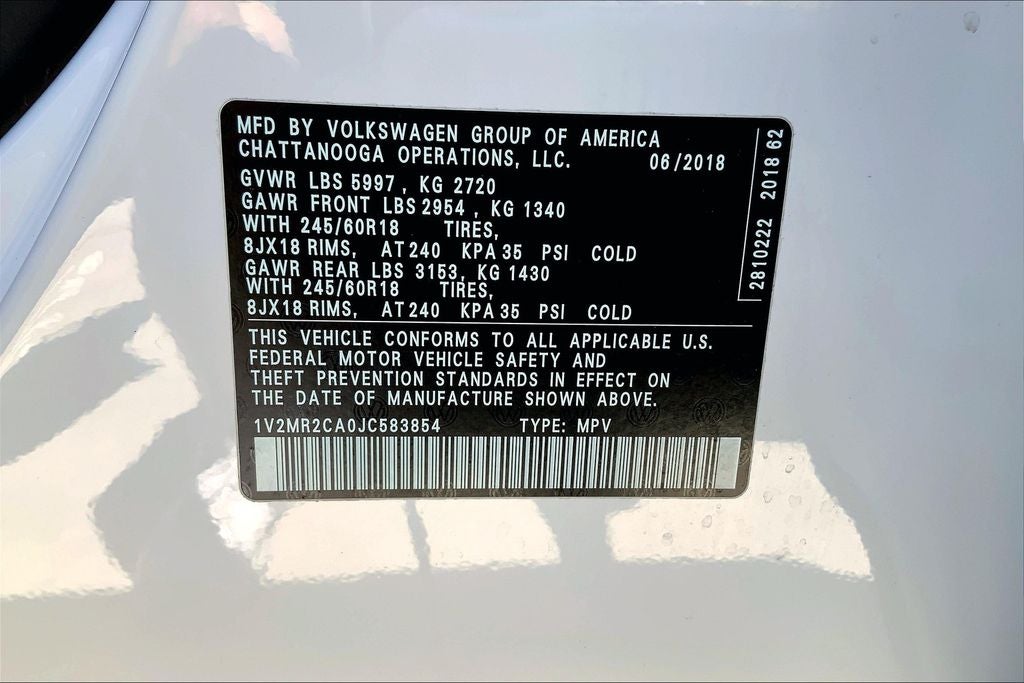 2018 Volkswagen Atlas SEL 4Motion