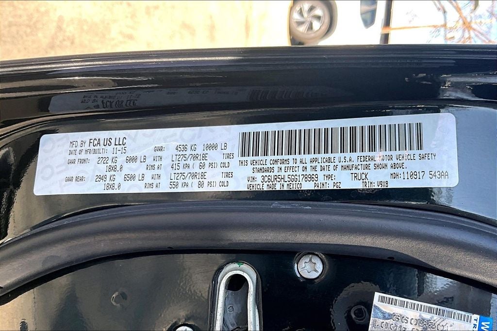 2016 RAM 2500 Tradesman