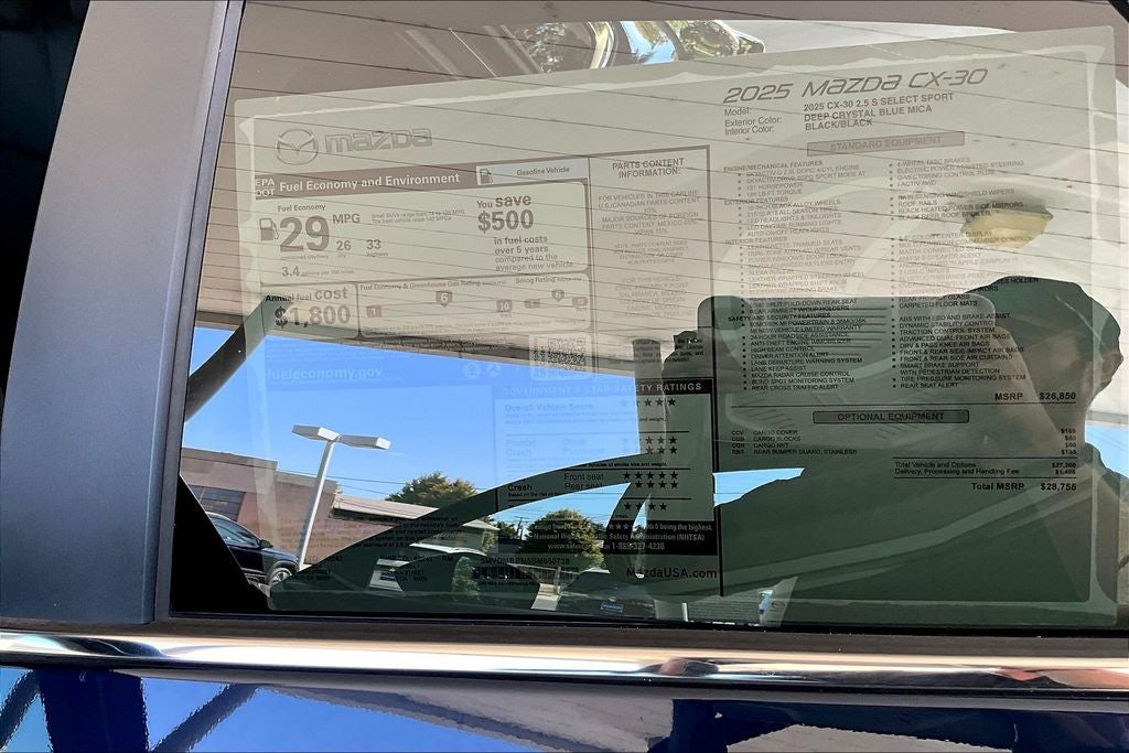2025 Mazda Mazda CX-30 2.5 S Select Sport AWD