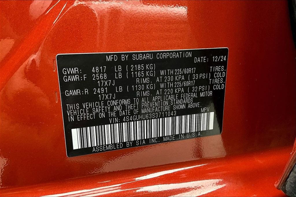 2025 Subaru Crosstrek Wilderness