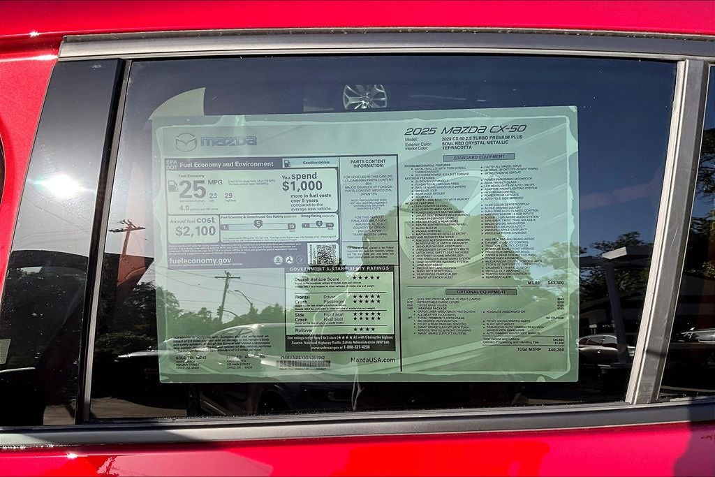 2025 Mazda Mazda CX-50 2.5 Turbo Premium Plus AWD