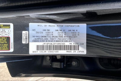 2026 Mazda Mazda3 Sedan 2.5 S Select Sport