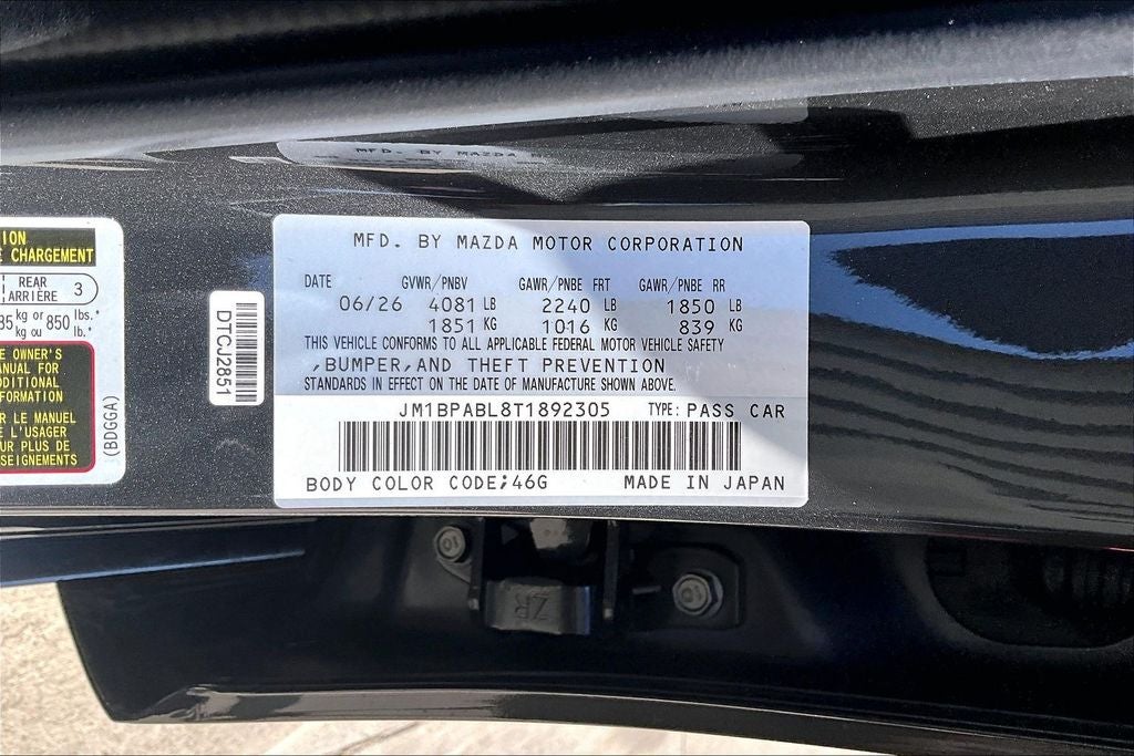 2026 Mazda Mazda3 Sedan 2.5 S Select Sport