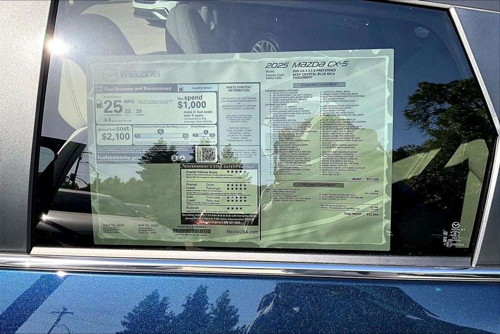 2025 Mazda Mazda CX-5 2.5 S Preferred AWD