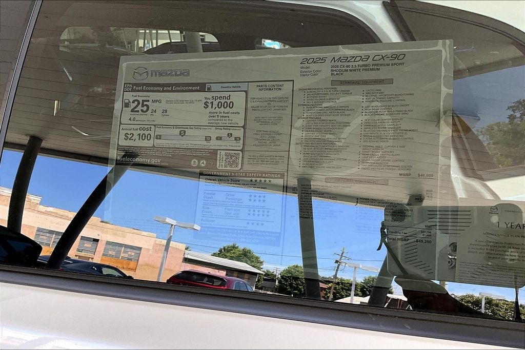2025 Mazda Mazda CX-90 3.3 Turbo Premium Sport AWD