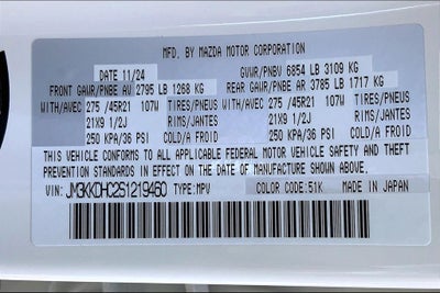 2025 Mazda Mazda CX-90 3.3 Turbo S Premium Sport AWD