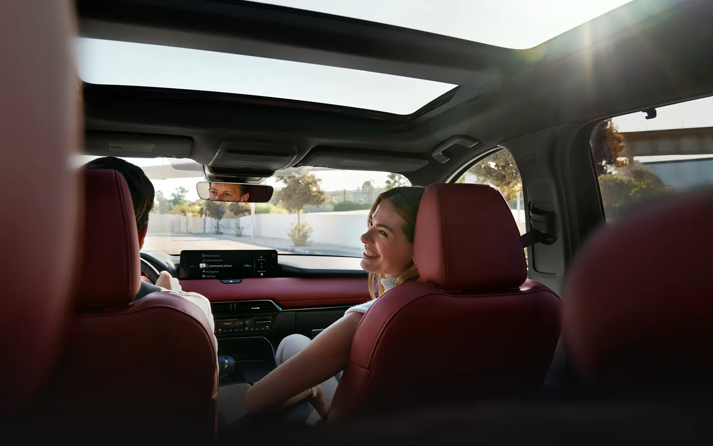 Friends riding in the 2-row 2027 Mazda CX-90 | Chico Mazda in Chico CA
