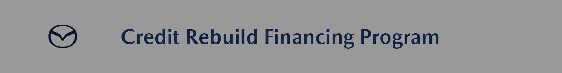 Credit Rebuild Program